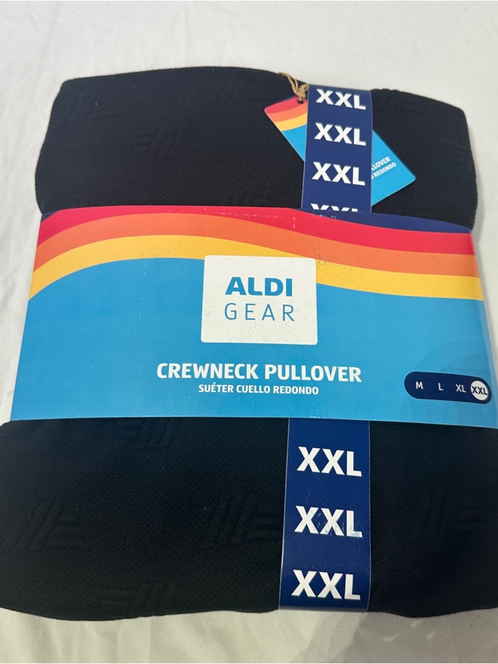 NWT AldiGear Crewneck - Black - XXL